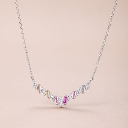 Pomuse Dazzling Rainbow Necklace