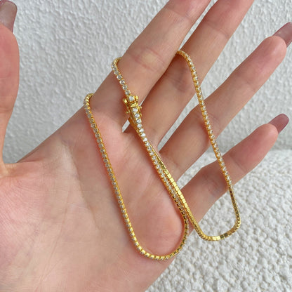 Pomuse – Zarte Tenniskette in runder Form