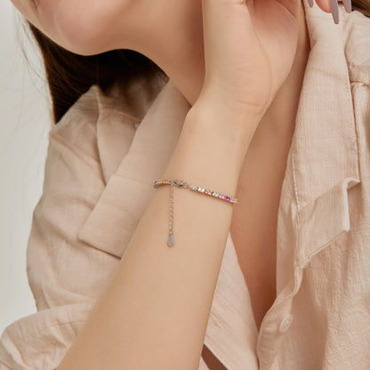 Pomuse Zartes romantisches Armband in Herzform für Liebhaber