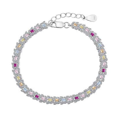 Pomuse Delicate Colorful Multi Cut Daily Bracelet