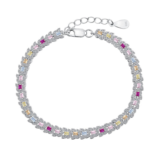 Pomuse Delicate Colorful Multi Cut Daily Bracelet