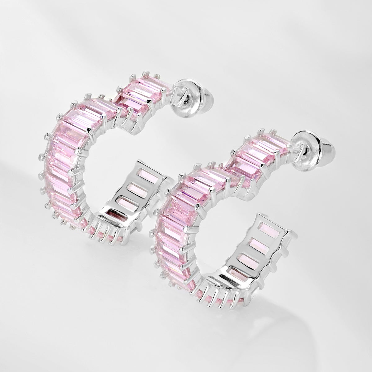 Pomuse Radiant Heart Cutout Earrings