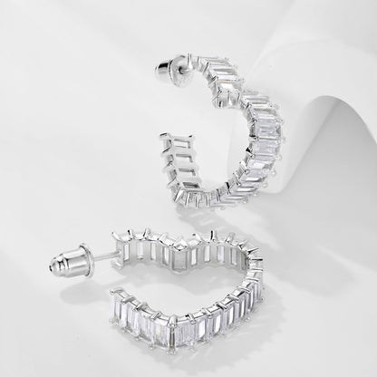 Pomuse Radiant Heart Cutout Earrings