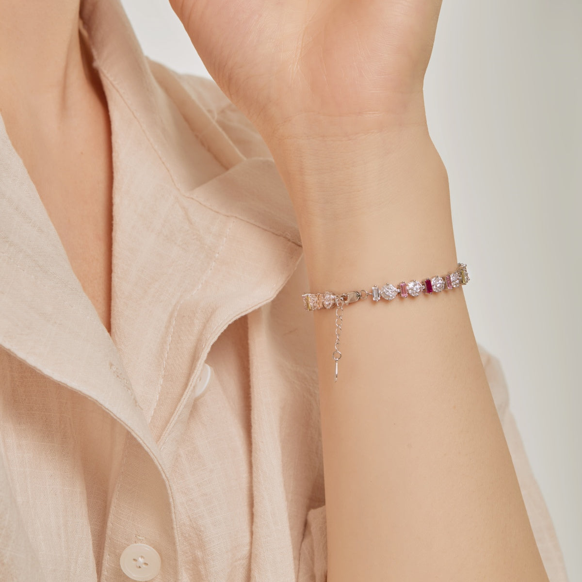Pomuse Radiant Colorful Round Shape Daily Bracelet
