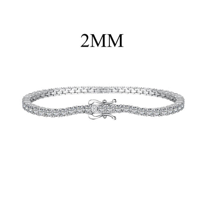 Pomuse Dazzling Exquisite Round Cut Daily Bracelet