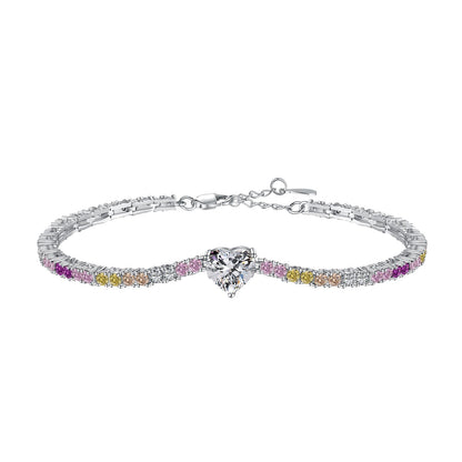 Pomuse Zartes romantisches Armband in Herzform für Liebhaber