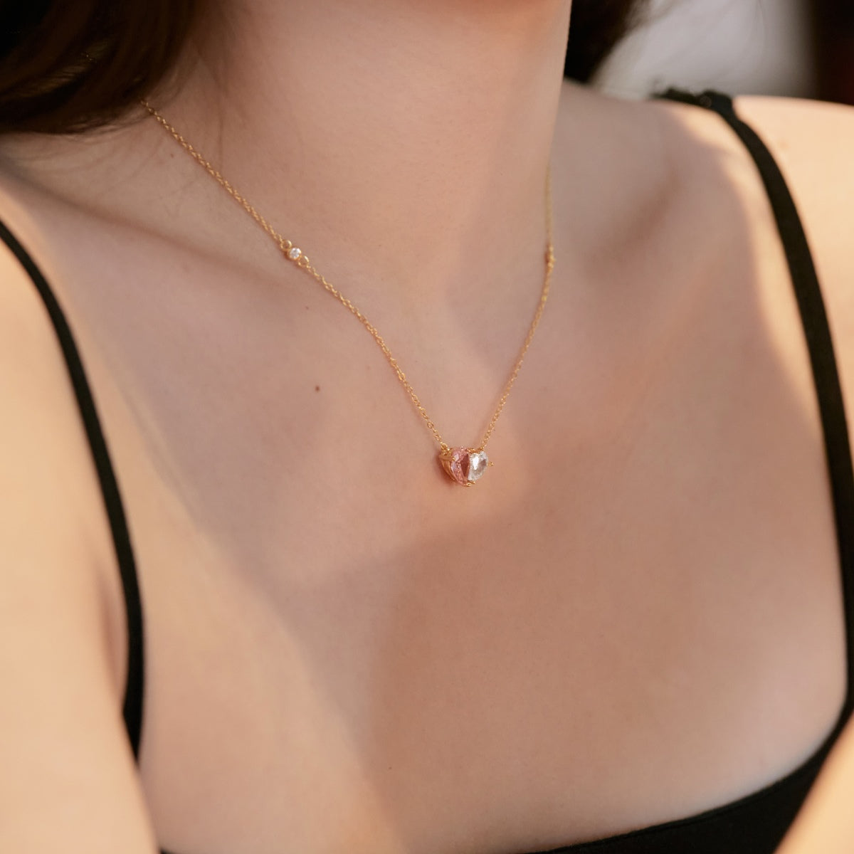 Pomuse Unique Heart Shape Necklace