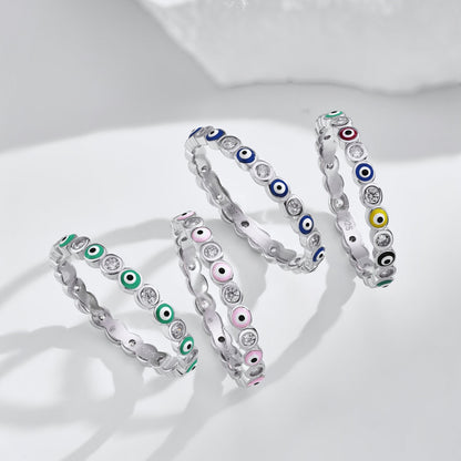 Pomuse Sparkling Vibrant Round Shape Daily Ring