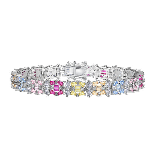 Pomuse Delicate Colorful Multi Cut Party Bracelet