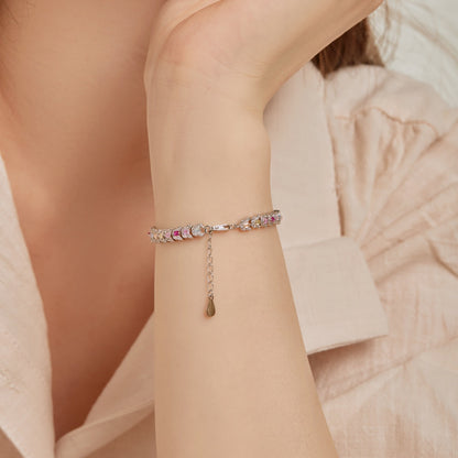 Pomuse Delicate Colorful Multi Cut Daily Bracelet