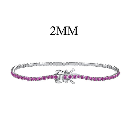 Pomuse – Strahlend buntes Party-Armband im Rundschliff