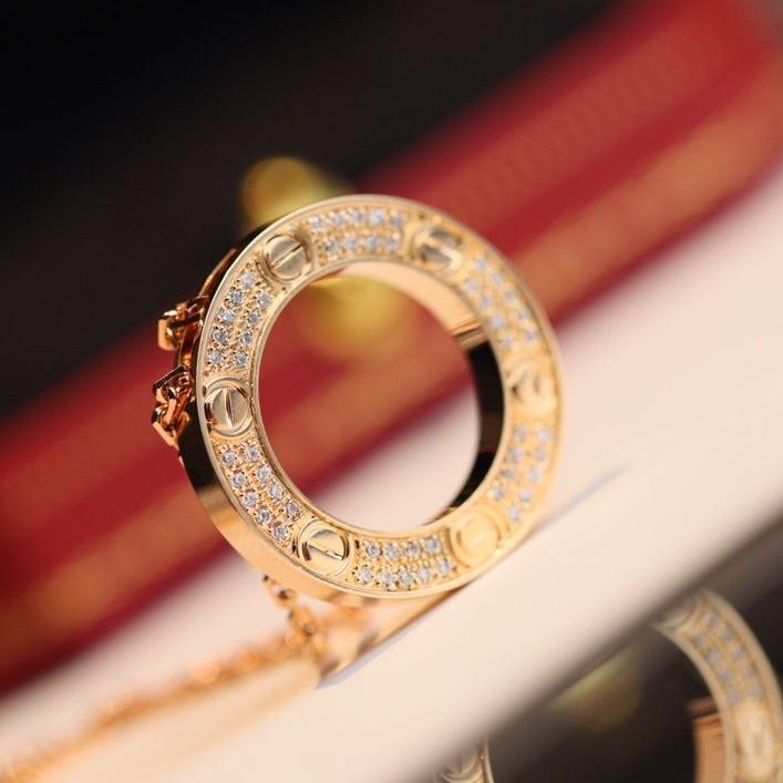 Pomuse LOVE NECKLACE ADJUSTABLE ROSE GOLD