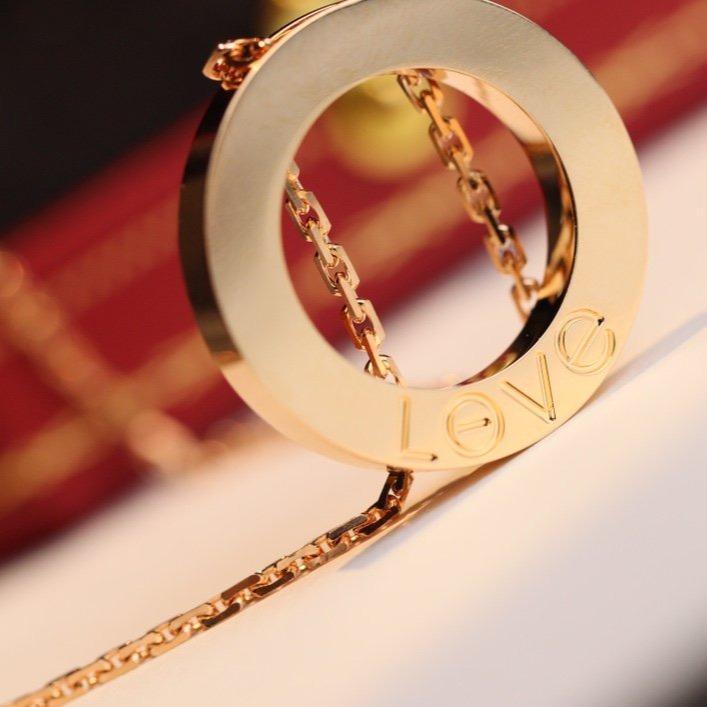 Pomuse LOVE NECKLACE ADJUSTABLE ROSE GOLD