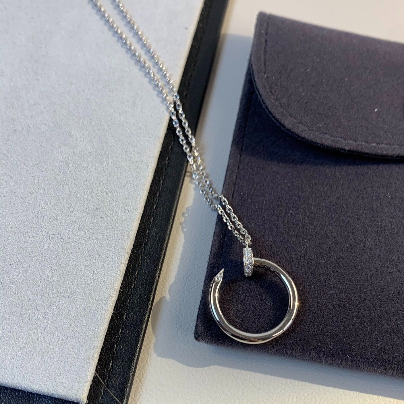 Pomuse JUSTE NECKLACE SILVER
