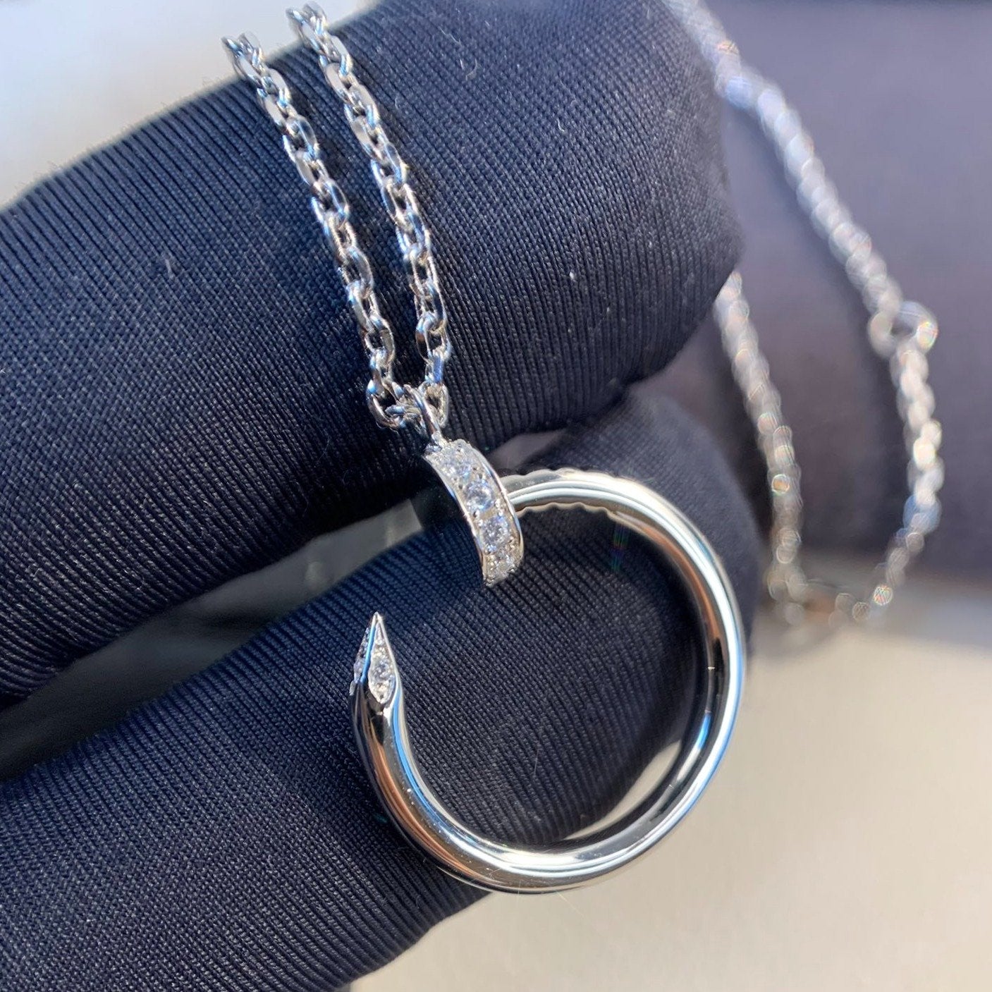 Pomuse JUSTE NECKLACE SILVER