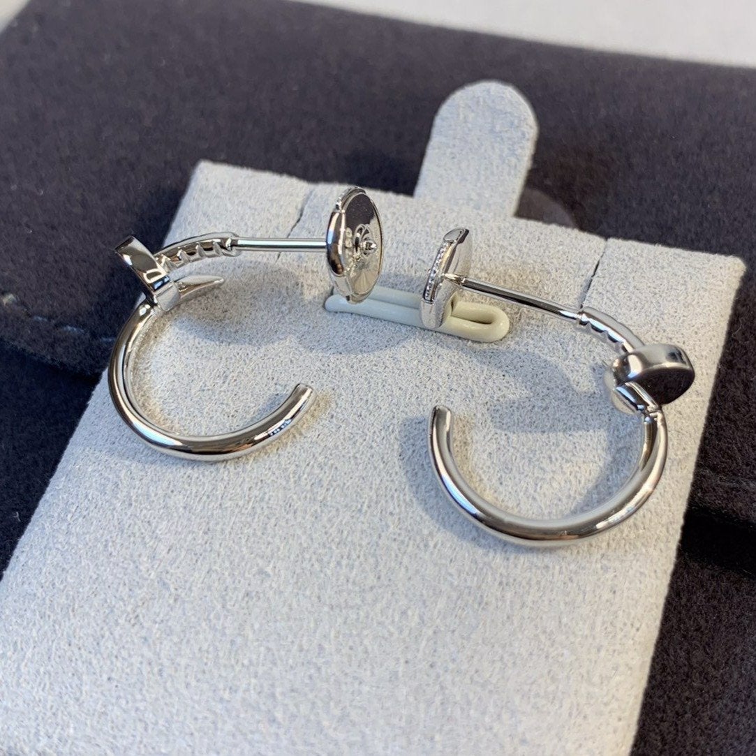 Pomuse JUSTE EARRINGS SILVER