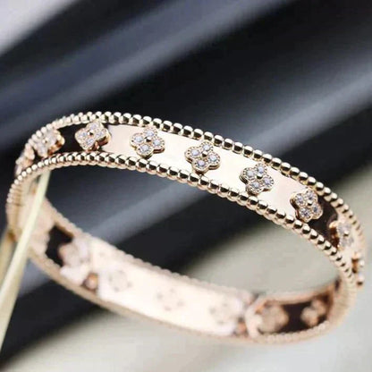 Pomuse CLOVER BRACELET 8MM DIAMONDS