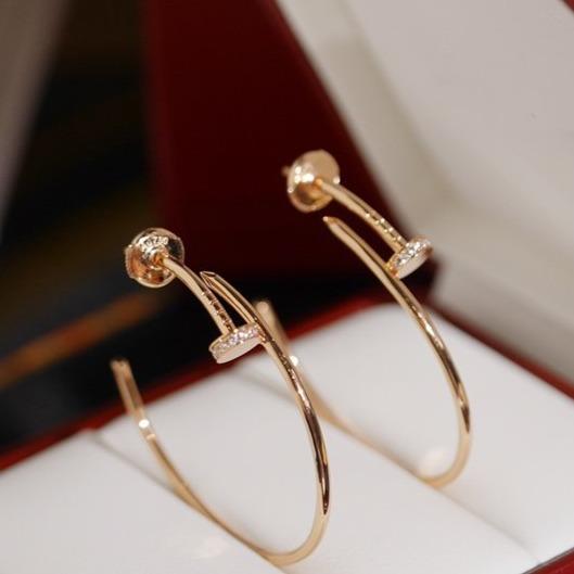 Pomuse JUSTE EARRINGS DIAMONDS 1.8MM