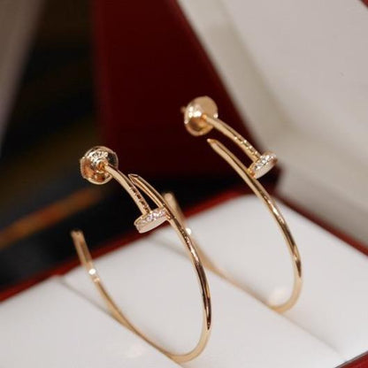 Pomuse JUSTE EARRINGS DIAMONDS 1.8MM