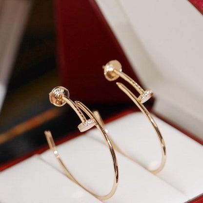 Pomuse JUSTE EARRINGS DIAMONDS 1.8MM