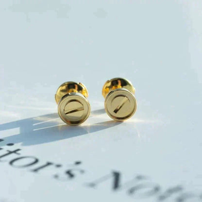 Pomuse LOVE EARRINGS GOLD 7.2MM
