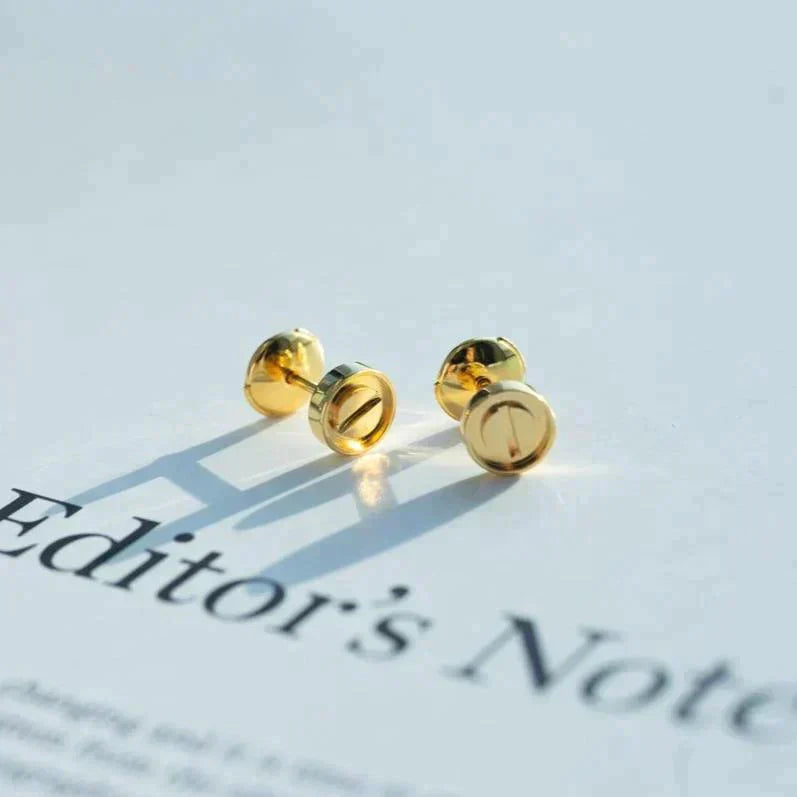 Pomuse LOVE EARRINGS GOLD 7.2MM
