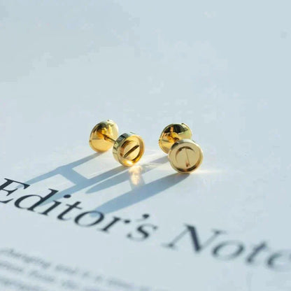 Pomuse LOVE EARRINGS GOLD 7.2MM