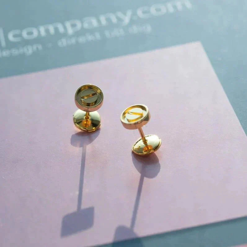 Pomuse LOVE EARRINGS GOLD 7.2MM
