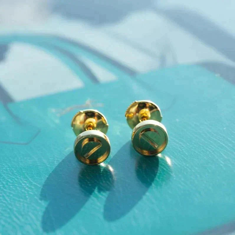 Pomuse LOVE EARRINGS GOLD 7.2MM