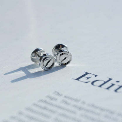 Pomuse LOVE EARRINGS SILVER 7.2MM