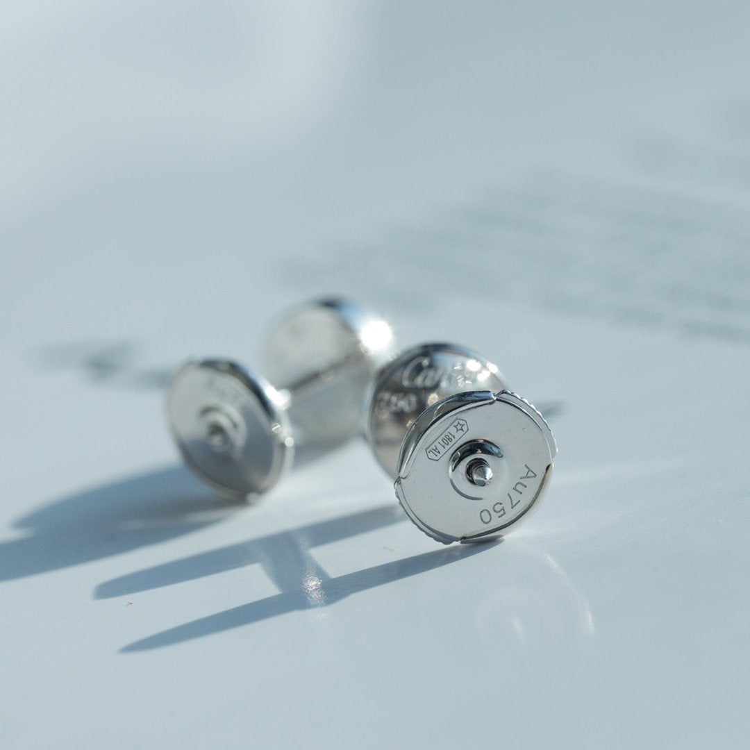 Pomuse LOVE EARRINGS SILVER 7.2MM