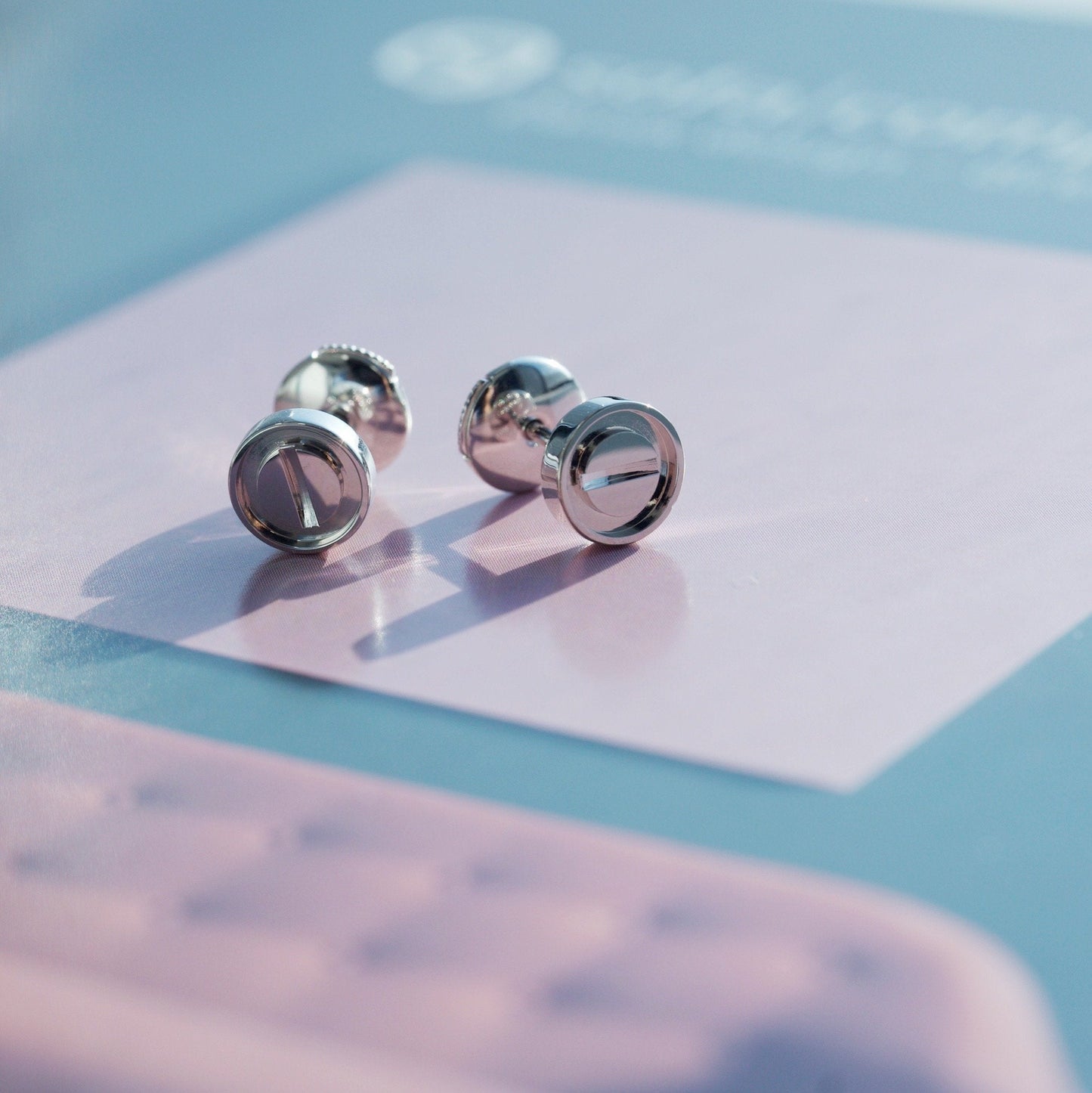 Pomuse LOVE EARRINGS SILVER 7.2MM