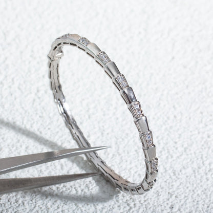 Pomuse SERPENTI BRACELET SILVER DIAMOND