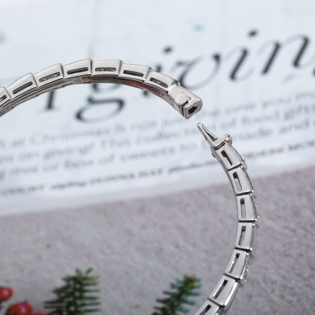 Pomuse SERPENTI BRACELET SILVER DIAMOND