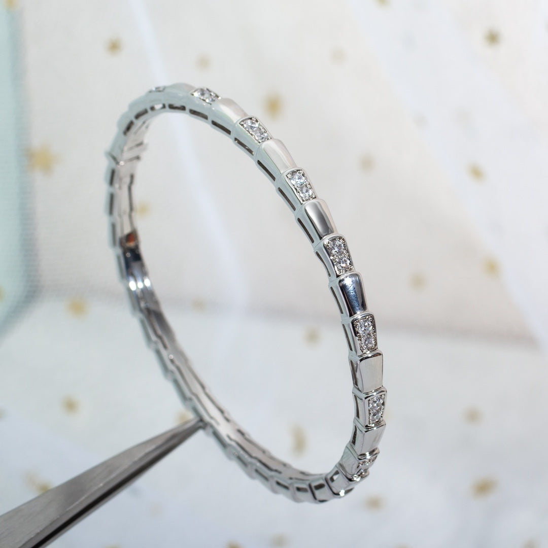 Pomuse SERPENTI BRACELET SILVER DIAMOND