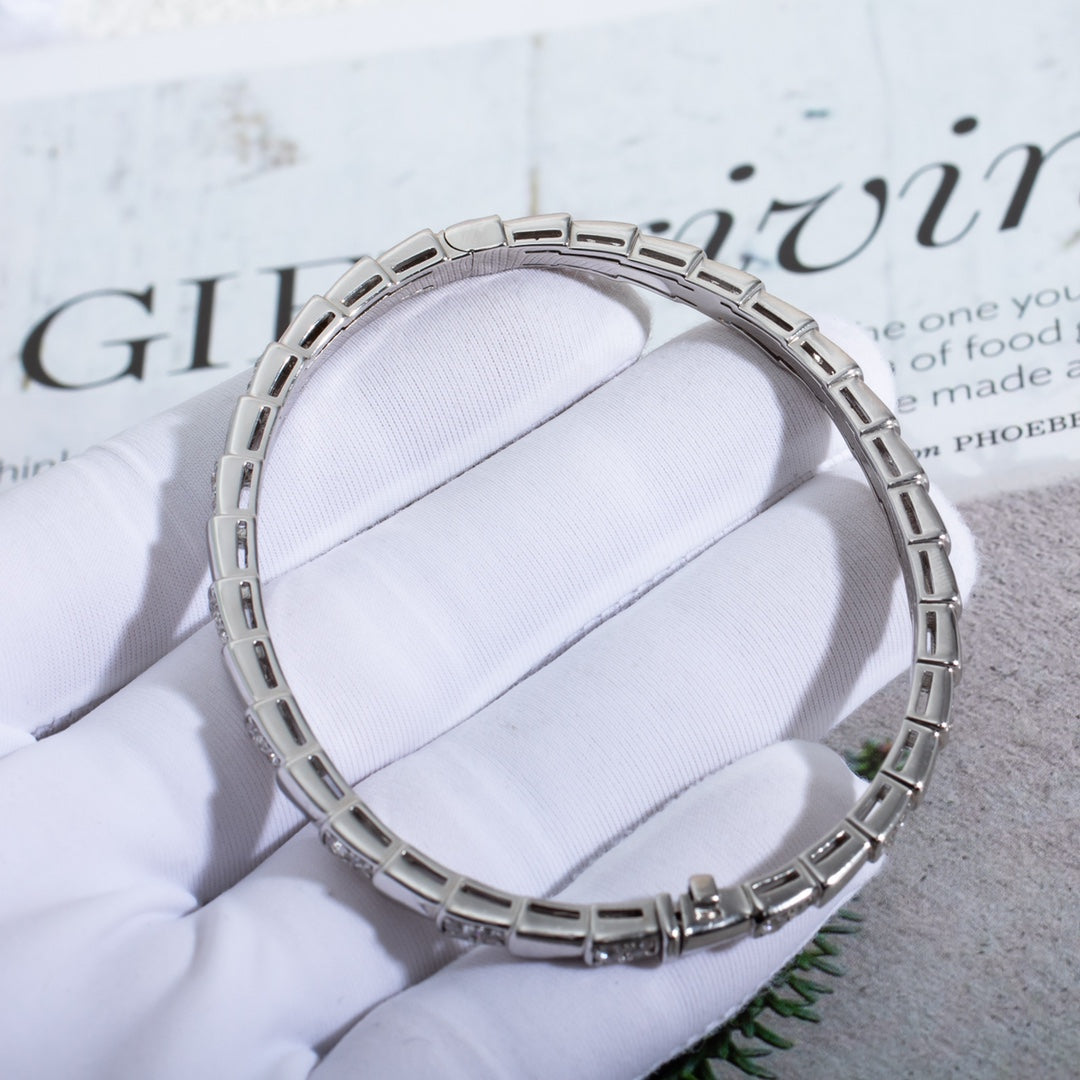Pomuse SERPENTI BRACELET SILVER DIAMOND