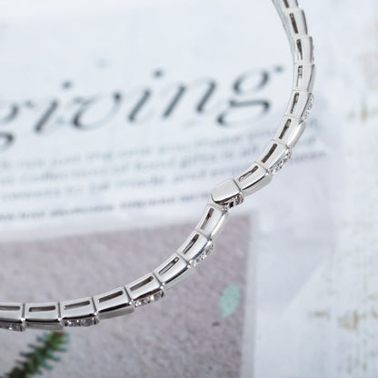 Pomuse SERPENTI BRACELET SILVER DIAMOND