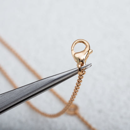 Pomuse PARENTESI NECKLACE PINK GOLD
