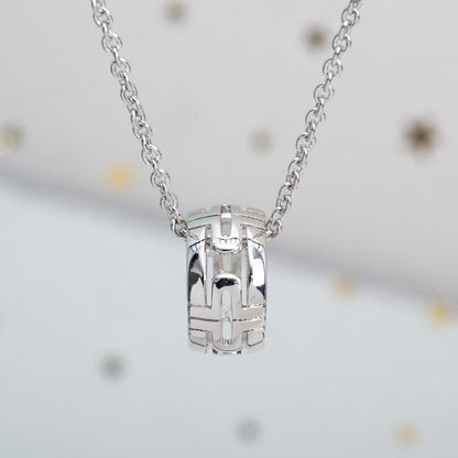 Pomuse PARENTESI NECKLACE SILVER