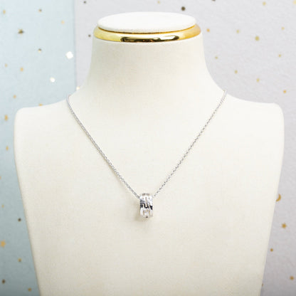 Pomuse PARENTESI NECKLACE SILVER