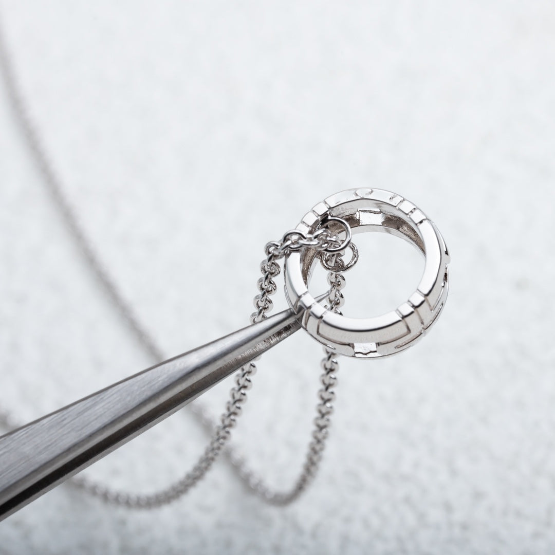 Pomuse PARENTESI NECKLACE SILVER
