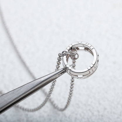 Pomuse PARENTESI NECKLACE SILVER