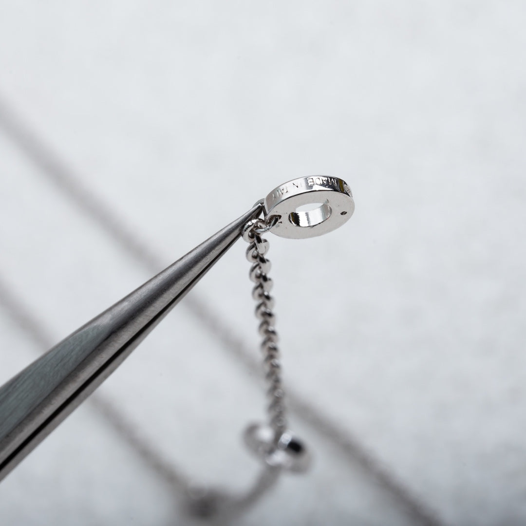 Pomuse PARENTESI NECKLACE SILVER