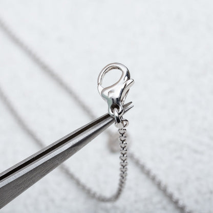 Pomuse PARENTESI NECKLACE SILVER