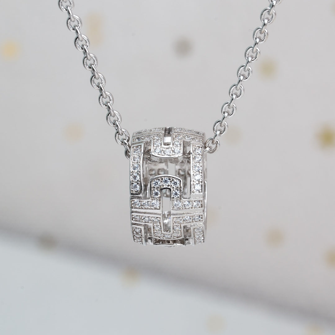 Pomuse PARENTESI NECKLACE SILVER