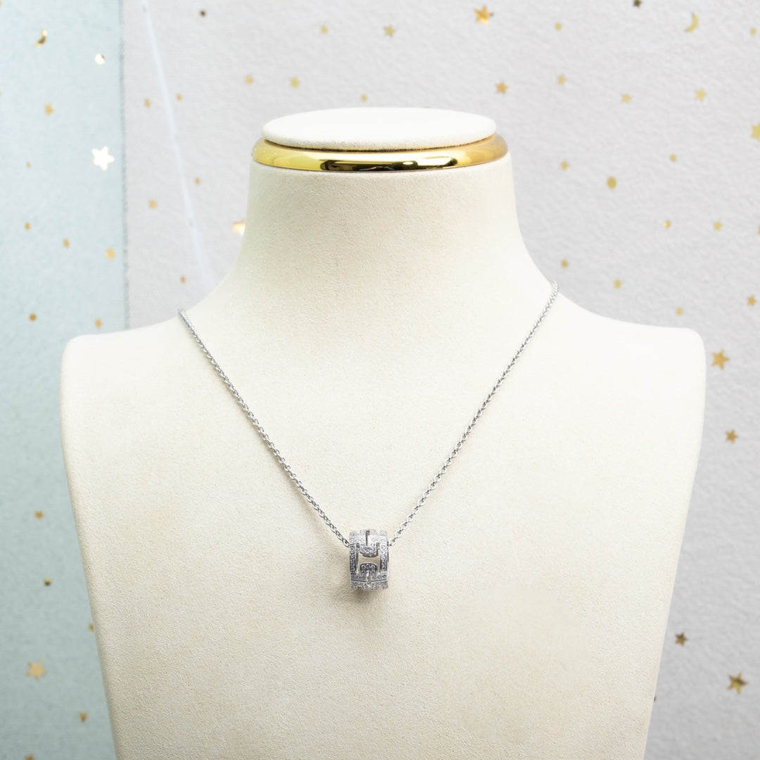Pomuse PARENTESI NECKLACE SILVER