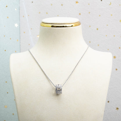 Pomuse PARENTESI NECKLACE SILVER