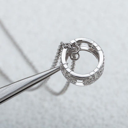 Pomuse PARENTESI NECKLACE SILVER