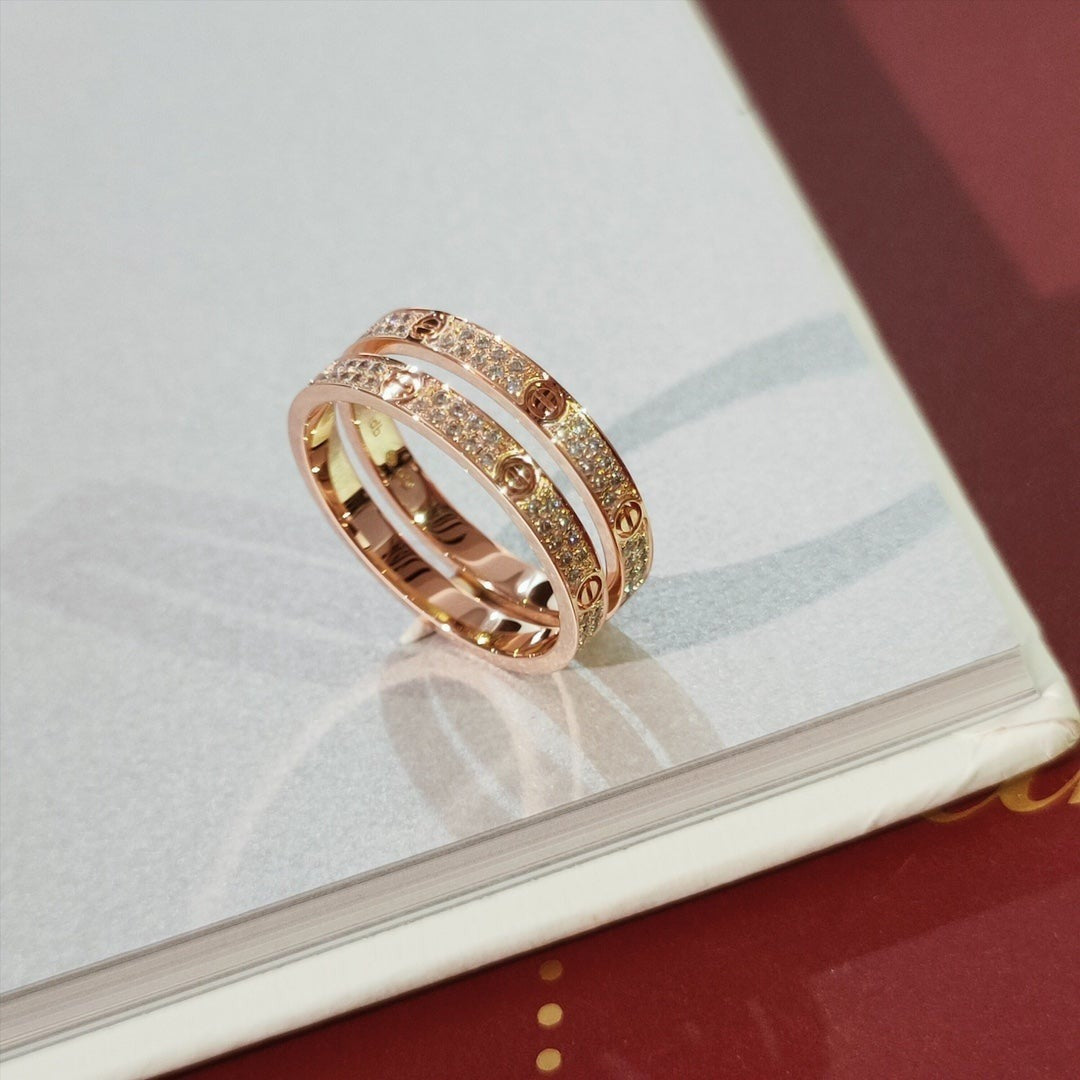 Pomuse LOVE RING 2.65MM DIAMOND