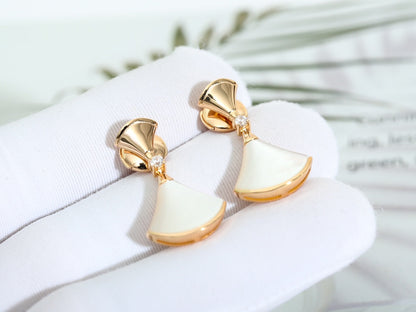 Pomuse DREAM MOP PINK GOLD EARRINGS